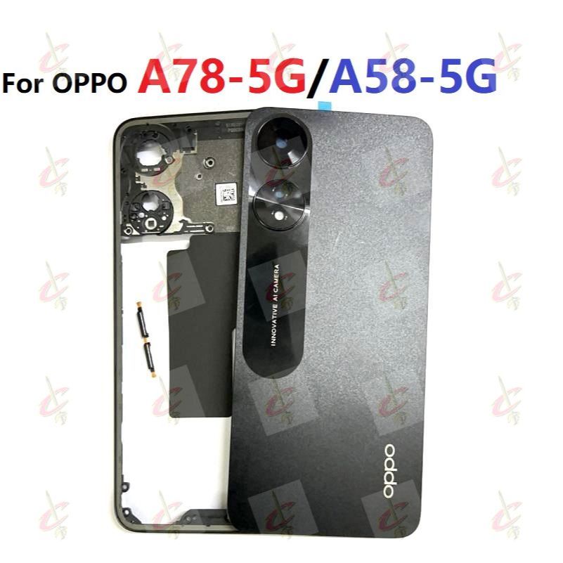 Oppo A78 5G 中框 A58 5G CPH2483 CPH2495 後蓋外殼 手機電蓋 背蓋 後蓋 後殼 | 蝦皮購物