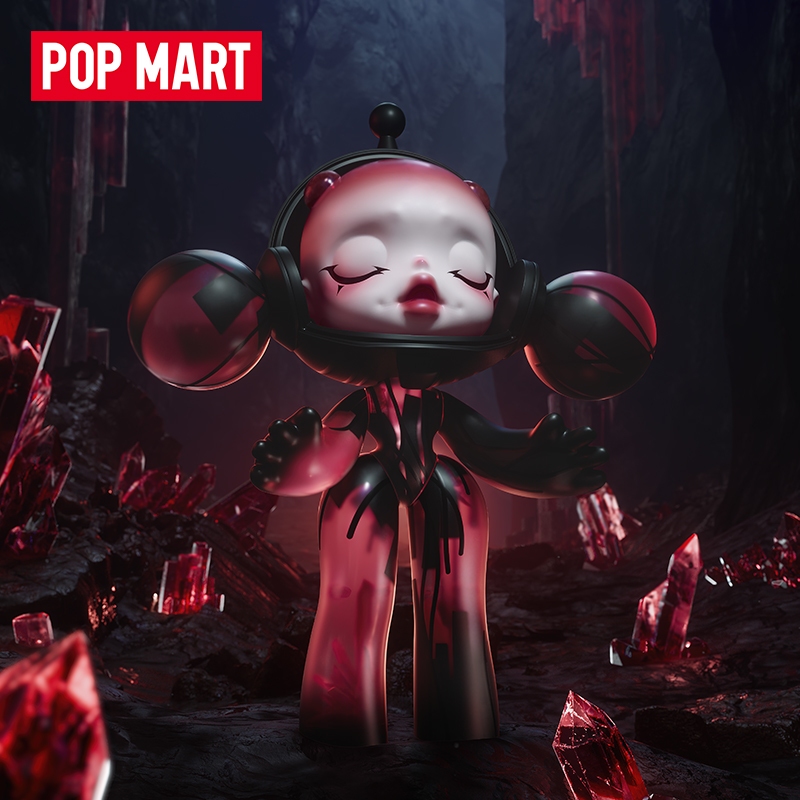 POPMART泡泡瑪特MEGA α SKULLPANDA 400%紅水晶潮玩大娃擺件| 蝦皮購物