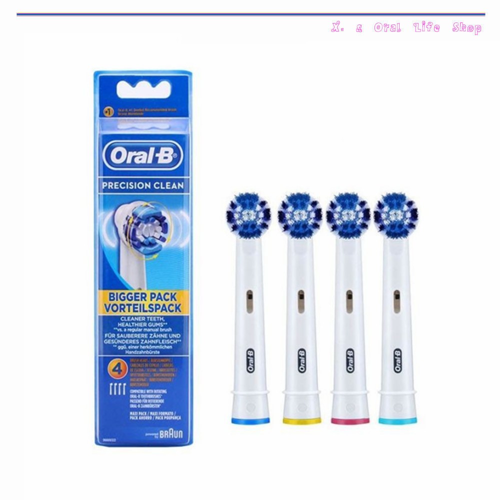 Oral b Precision Clean 電動牙刷頭更換 EB20 補充裝(每包 4 個刷頭) | 蝦皮購物