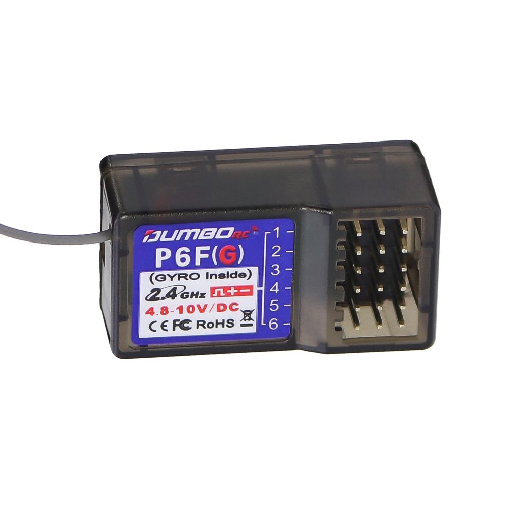 Dumborc X6Fg X6F 2.4g 6ch 接收器, 帶陀螺儀, 用於 Rc Dumborc X6 X4 X5 | 蝦皮購物