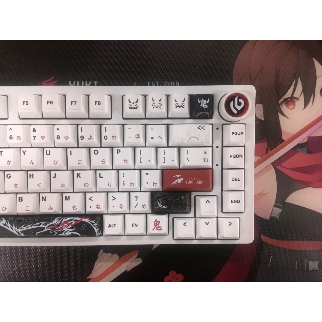 XVX Yuki Aim 日文字根PBT鍵帽原廠高度139鍵| 蝦皮購物