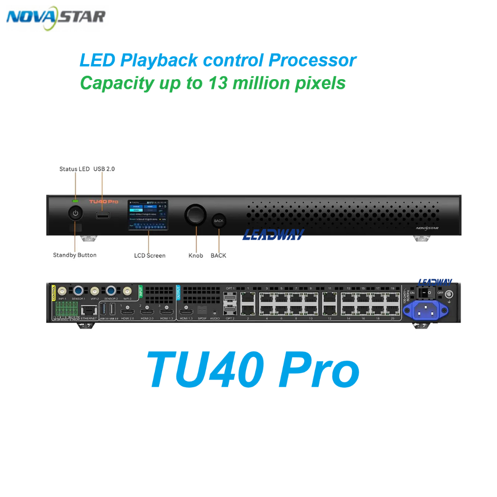 Novastar Taurus 系列 TU40 PRO 播放控制處理器支持第三方設備 LED 顯示屏 P2 P2.5 P | 蝦皮購物