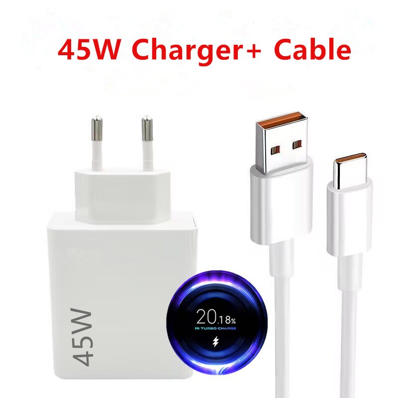 適用小米45W充電器小米Pad7適配器紅米Note14Pro+ USB Type-C手機充電線