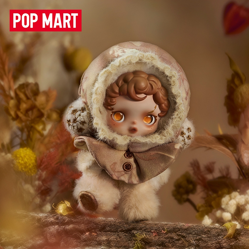 POP MART 泡泡瑪特SKULLPANDA 光織園系列毛絨公仔掛件盲盒周邊衍生品毛