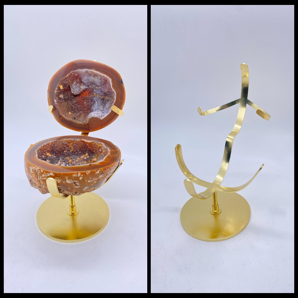 瑪瑙原石聚寶盆紫水晶洞展示底座支架擺件| 蝦皮購物