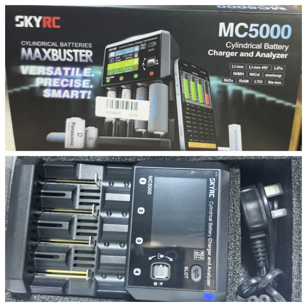 2025 NEW】SKYRC MC5000 充電器圓柱形電池充電器和分析儀SK-100214 用