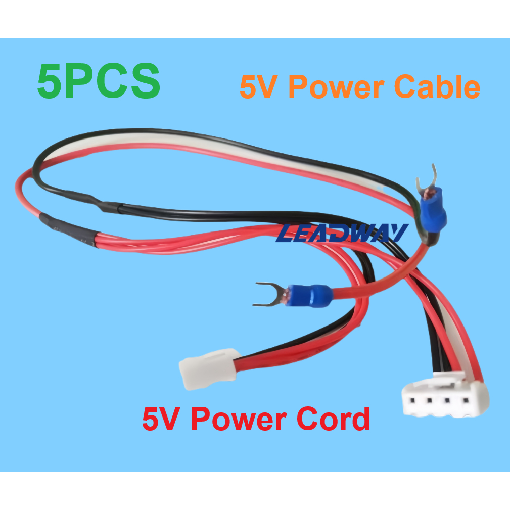 5V(5PCS) 電源線 LED字幕機電源線 LED螢幕 5V 電源線 LED顯示幕 5V 紅黑電源線 | 蝦皮購物