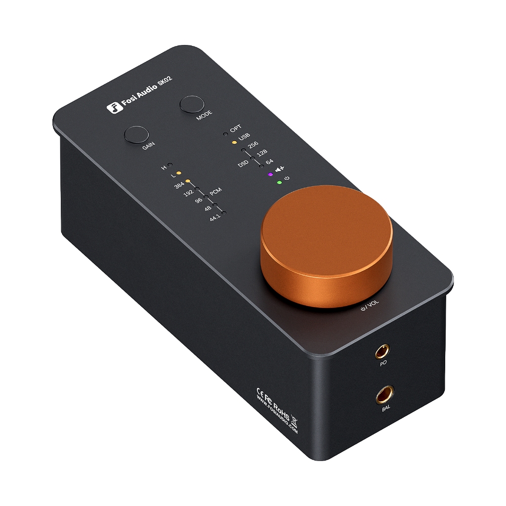 FosiAudio 弗西音頻 SK02 臺式耳放解碼一體機發燒級便攜式 USB 解碼器 | 蝦皮購物