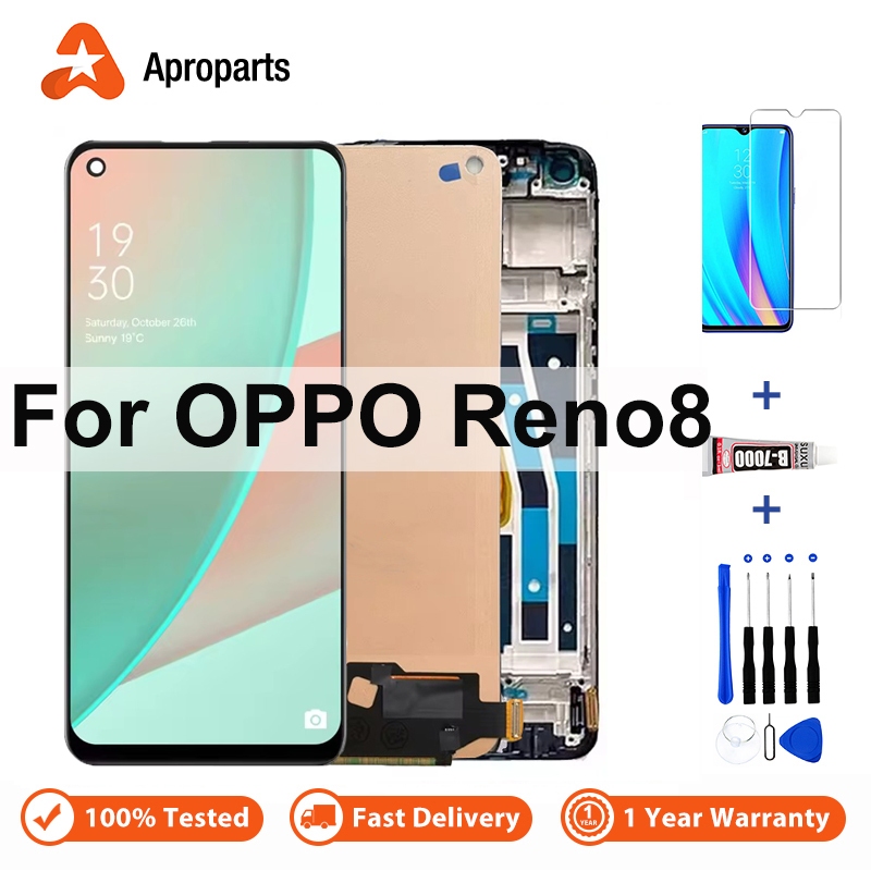 Vetro Touch + Display Oppo Reno 8 5G (CPH2359) – INCELL Nero – OEM