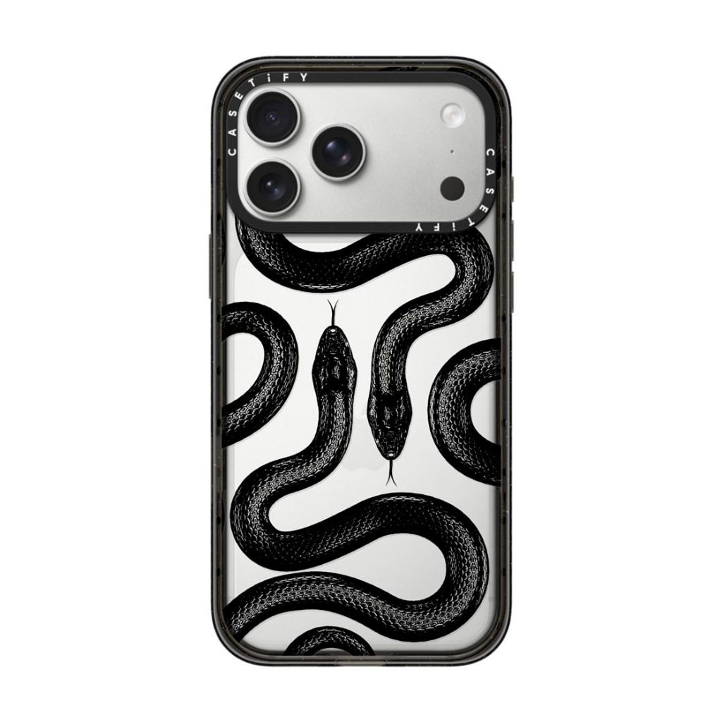 CASETiFY 極黑王蛇Black Kingsnake iPhone 17/Air/ Pro/Pro Max手機