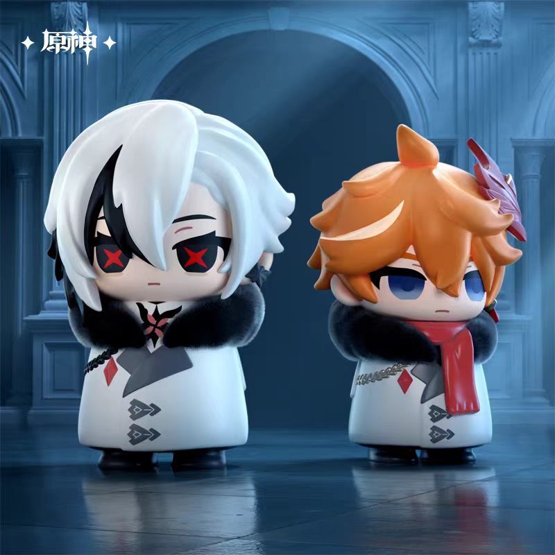 Genshin】愚人眾執行官系列Q版盲盒盒蛋米哈遊原神周邊miHoYo 少女僕人