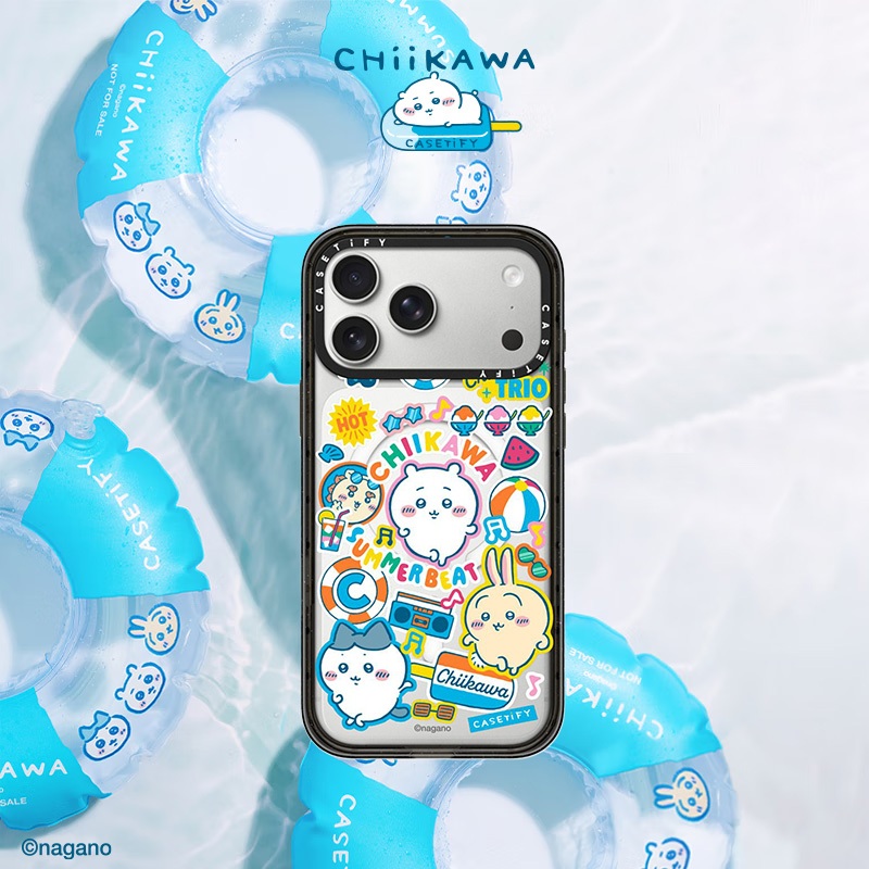 Chiikawa x CASETiFY聯名系列吉伊卡哇夏日派对iPhone 16 Pro/16 Pro