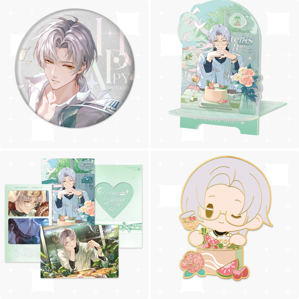 【預售】官方正品 Tears of Themis Vyn Richter 生日系列異形徽章禮盒手機支架和 Shikish | 蝦皮購物