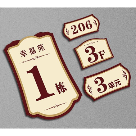 物業小區樓棟標識牌訂製 數字門牌號訂製 電梯樓層號 樓幢標識牌 樓棟號牌 單元號牌訂製 | 蝦皮購物