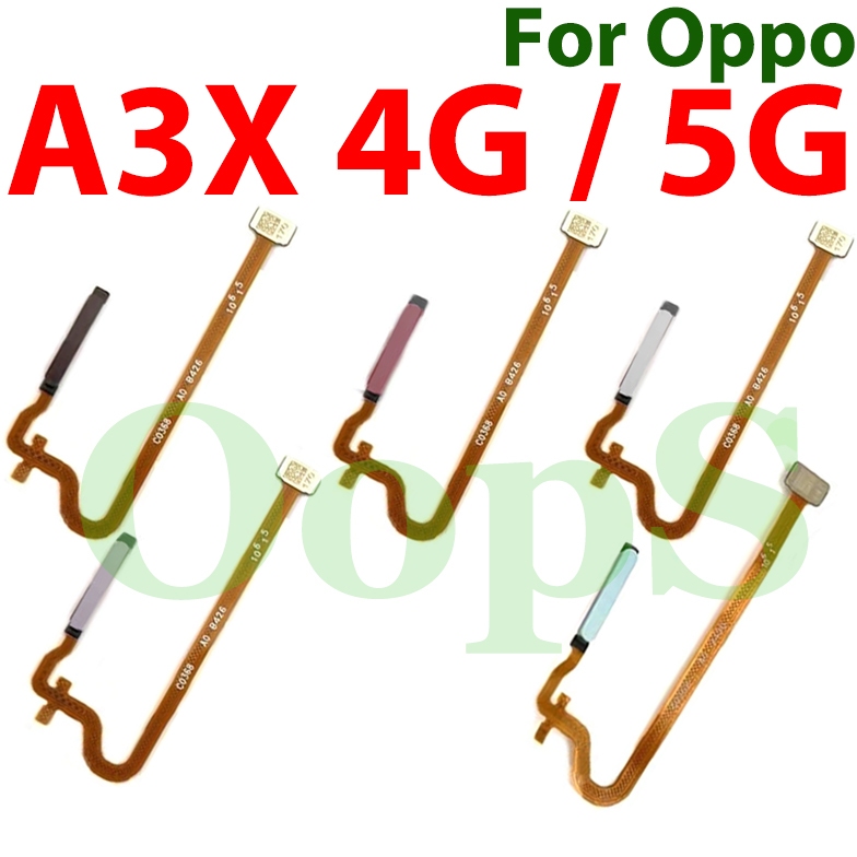適用於 OPPO A3X 4G 5G 指紋觸摸傳感器 Flex 指紋電源開關 ON OFF 側鍵按鍵排線 CPH2681 | 蝦皮購物