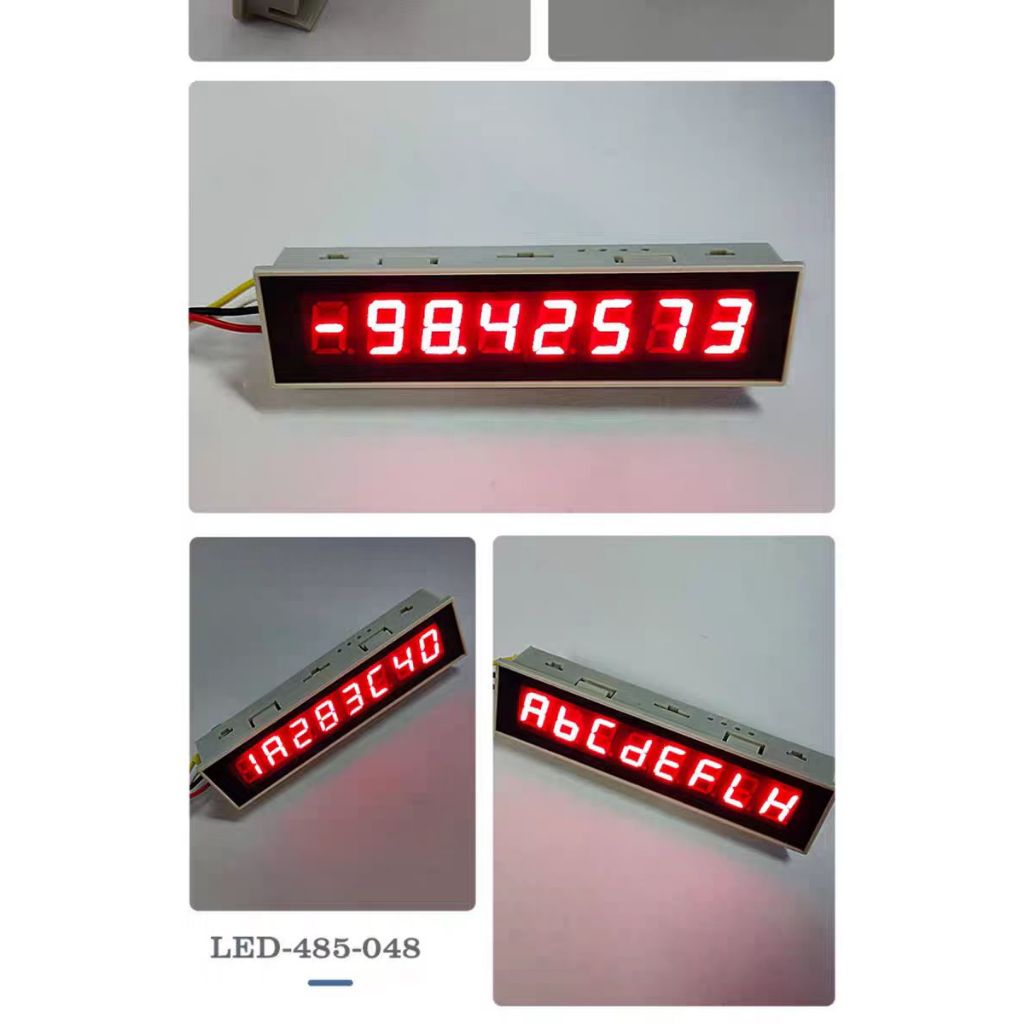 8位數碼管模塊0.4寸RS485串口表LED顯示屏 | 蝦皮購物