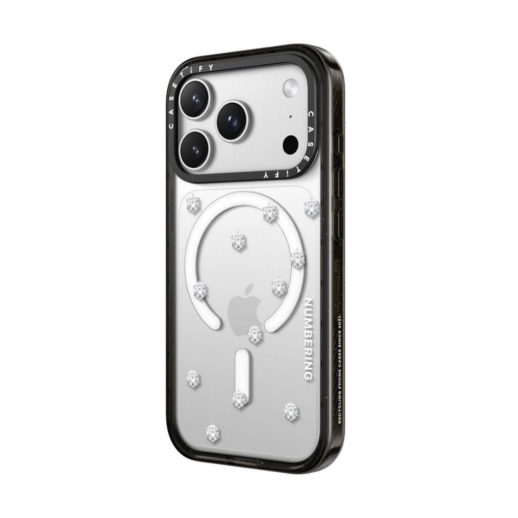 iPhoneアクセサリー CASETiFY NUMBERING Round Brilliant Case NUMBERING x CASETiFY ジュエリーの輝きを纏う、ラグジュアリーな