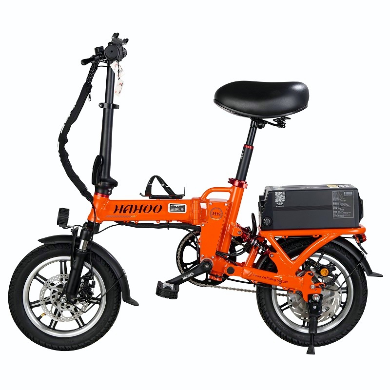 14寸分2單購買】HAHOO哈狐摺疊電動車58AH200公里長續航時速55公里14寸