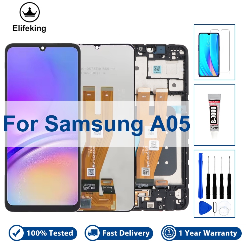 SAMSUNG 6.7 英寸 LCD 適用於三星 Galaxy A05 A055 SM-A055F A055M/DS 顯 | 蝦皮購物