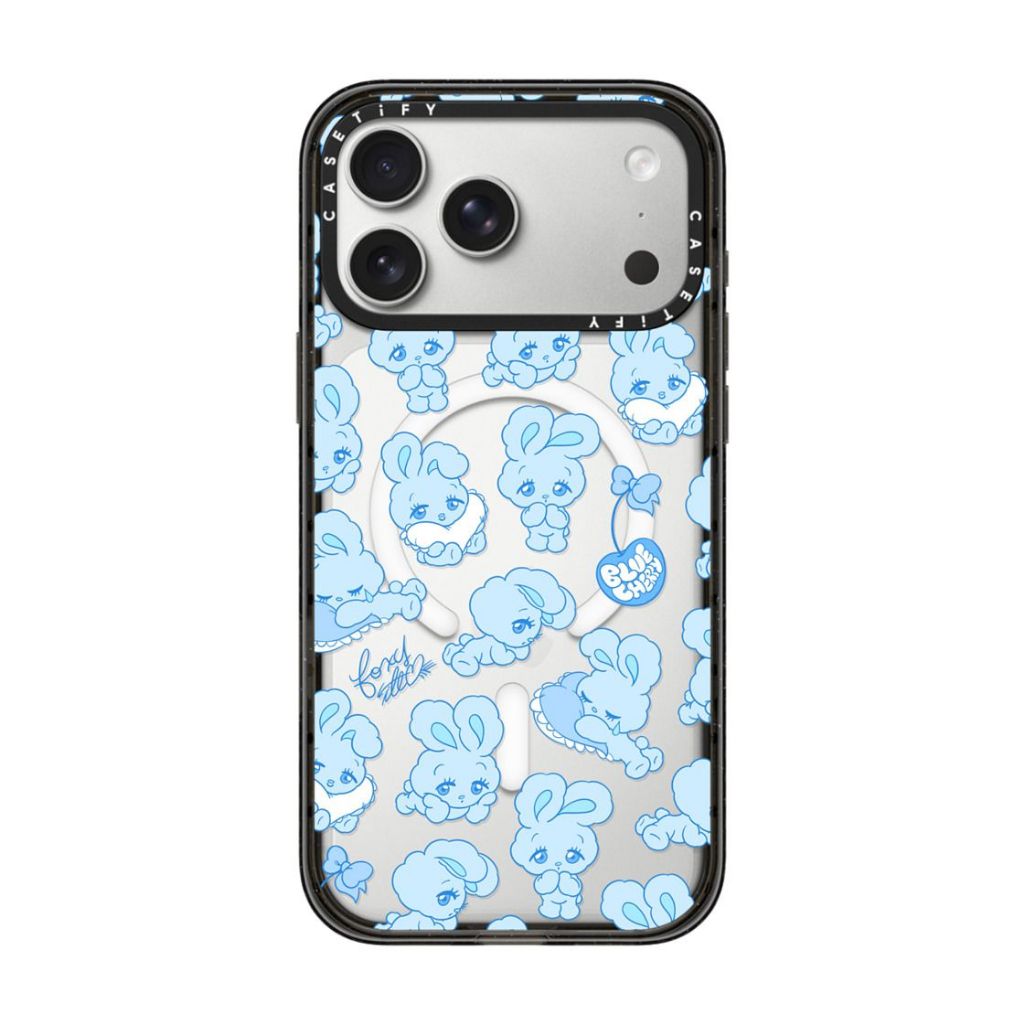 CASETIFY Foxy illustrations系列-Blue Cherry iPhone 17/Air/ Pro/Pro