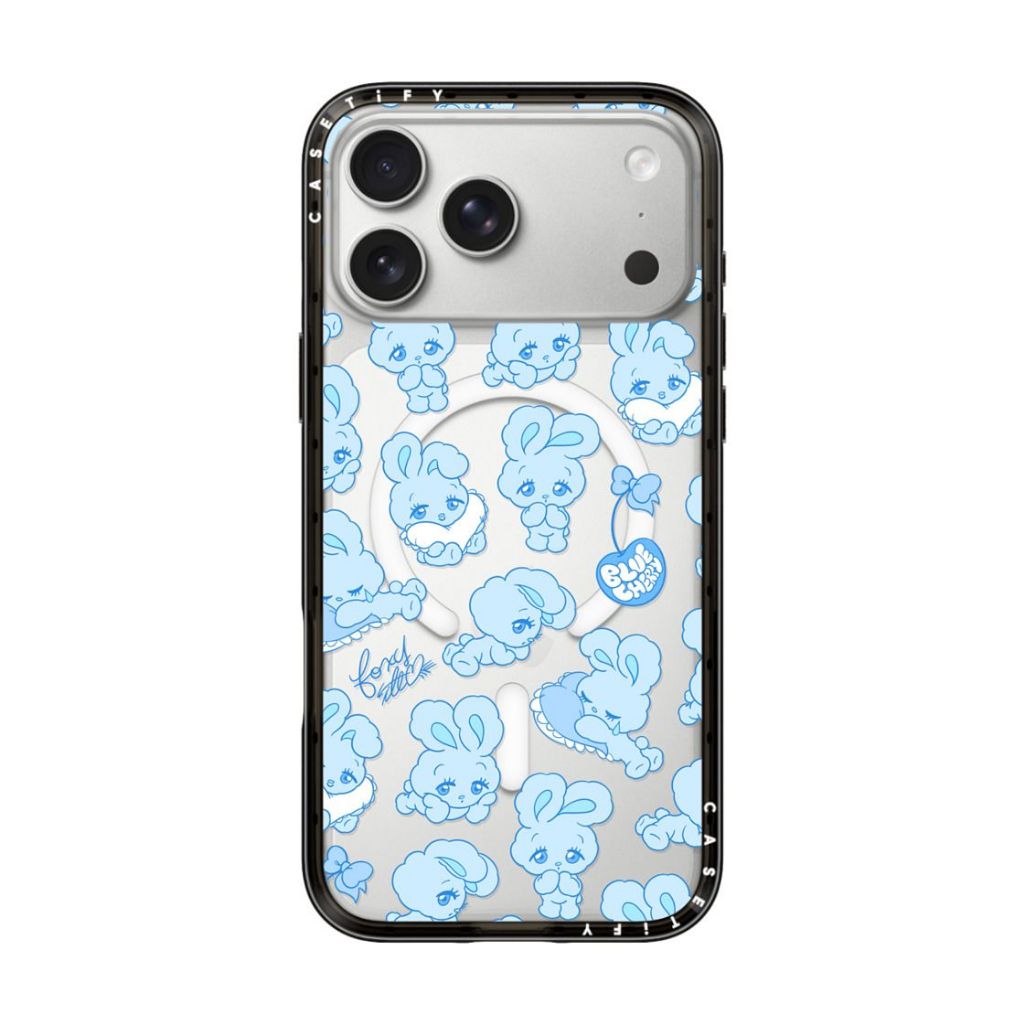 CASETIFY Foxy illustrations系列-Blue Cherry iPhone 17/Air/ Pro/Pro