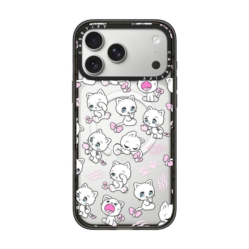 CASETIFY Foxy illustrations系列-Cats iPhone 17/Air/ Pro/Pro Max/16