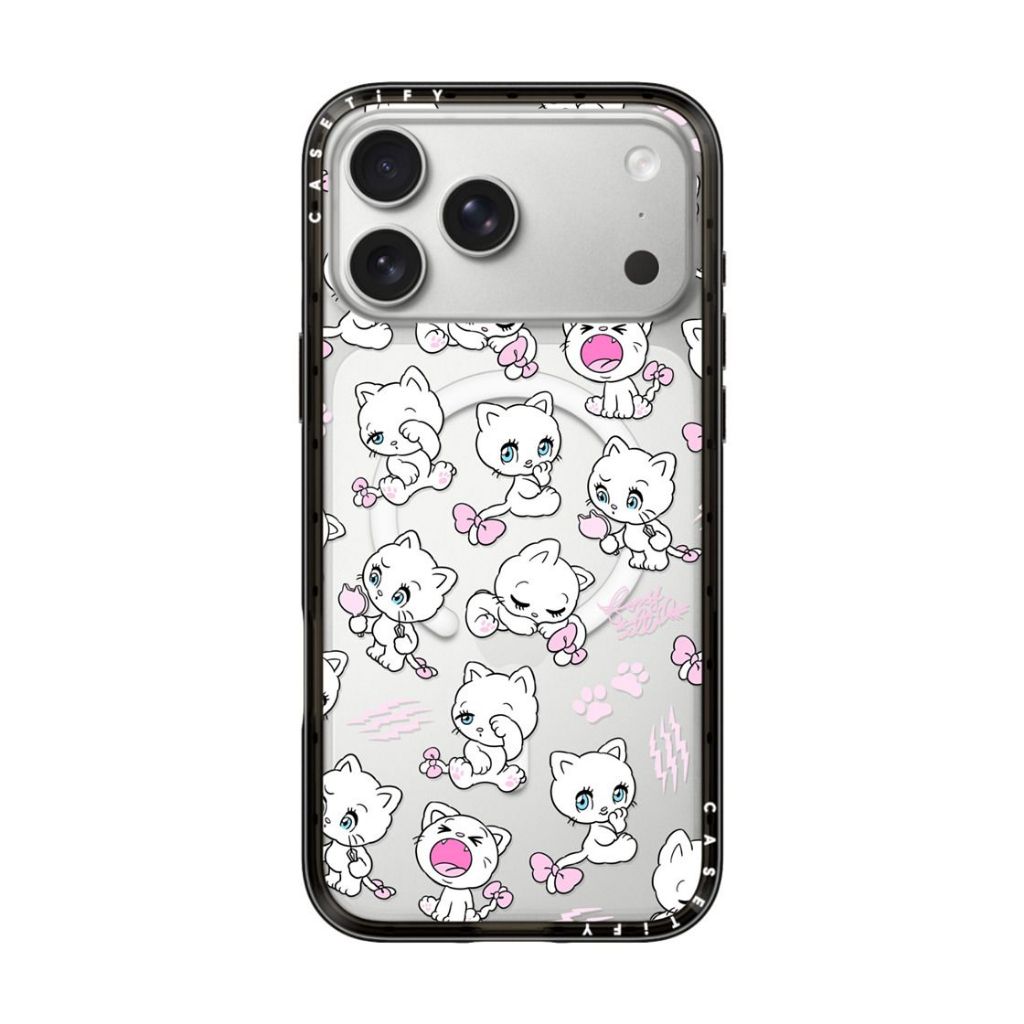 CASETIFY Foxy illustrations系列-Cats iPhone 17/Air/ Pro/Pro Max/16
