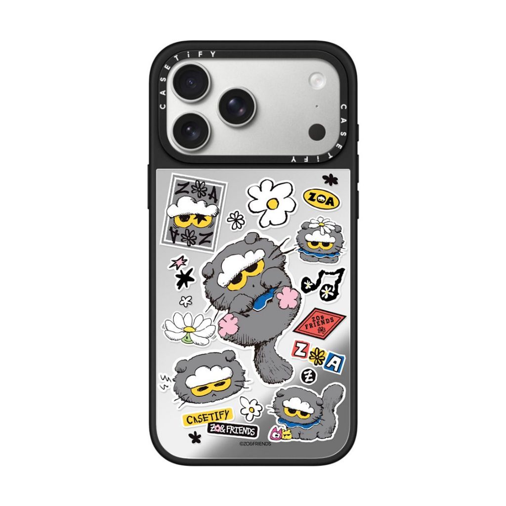 ZO&FRIENDS x CASETiFY 聯名ZOA貼紙iPhone18/17 Pro/Pro Max手機保護殼