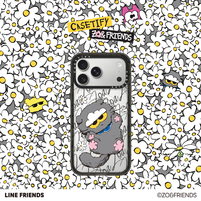 CASETiFY ZOA & FRIENDS iPhone17pro max用 ZO&FRIENDS X CASETiFY Sticker Case (iPhone 17 Pro Max) – LINE