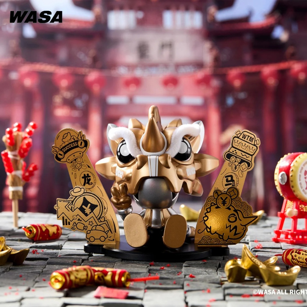 【開運】加東 和 龍 現貨WASA變色龍2026年開運龍馬精神系列盲盒潮流玩具手辦龍年節日禮物