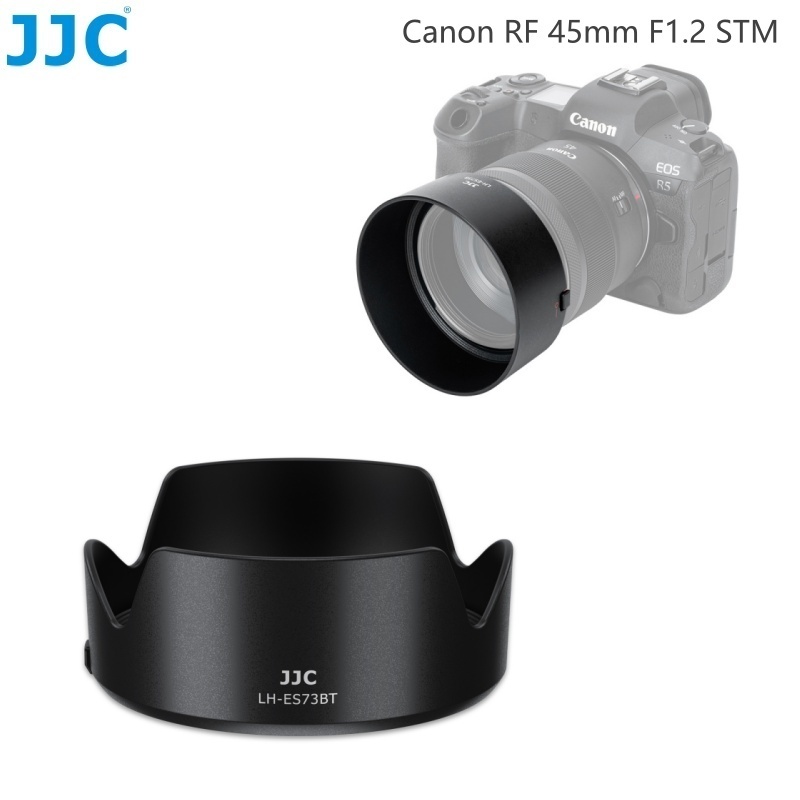 JJC 相機遮光罩 Canon RF 45mm F1.2 STM, 替代佳能 ES-73B 鏡頭遮陽罩 67mm | 蝦皮購物