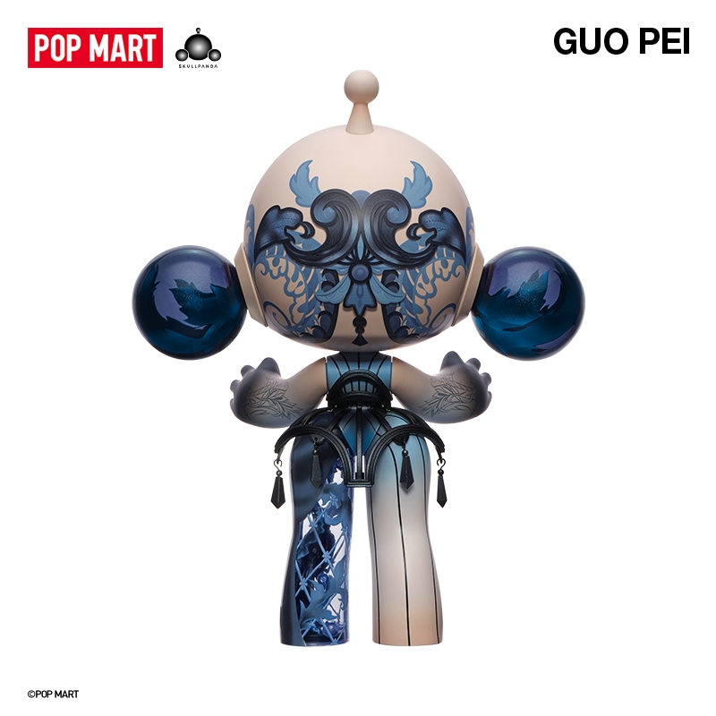 POP MART 泡泡瑪特MEGA α SKULLPANDA 400% 郭培-異世界正版收藏大娃