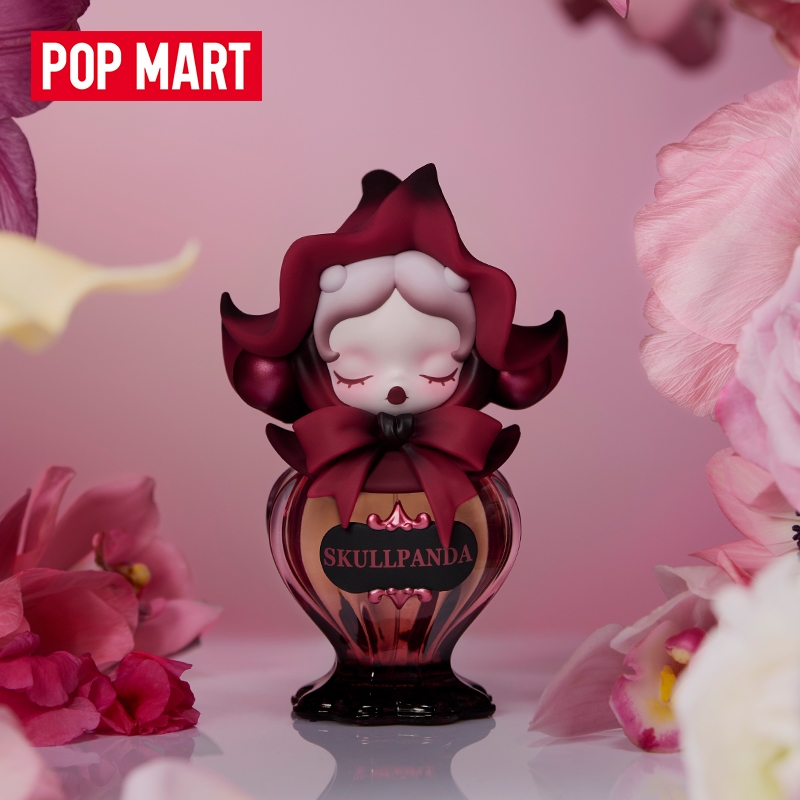 POP MART 泡泡瑪特SKULLPANDA花的四幕戲系列香氛噴霧正版潮流玩具周邊