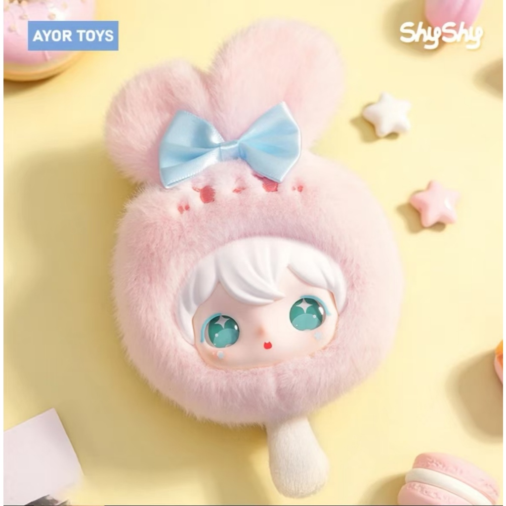 田栩寧】AYOR TOYSX ShyShy兔閃閃小小的你甜品系列毛絨耳機包盲盒吊飾