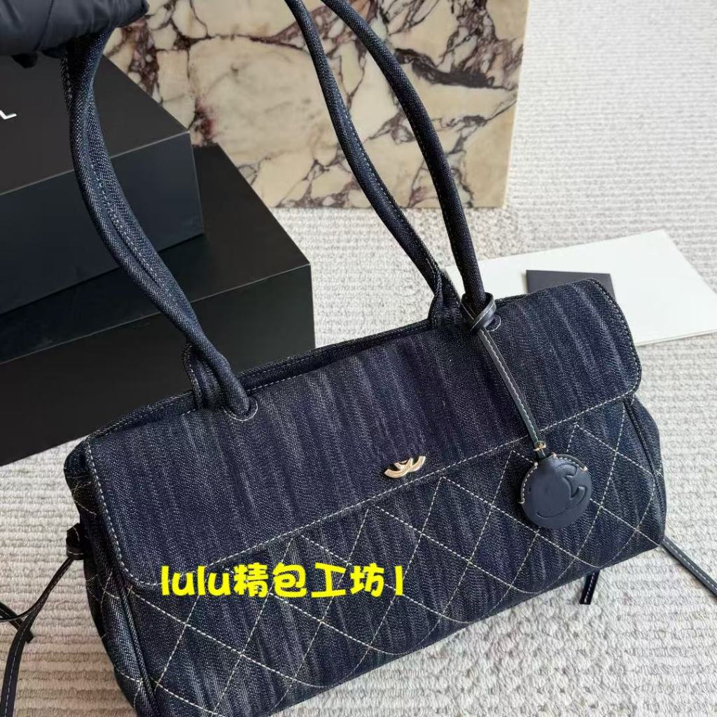 牛仔包 法棍包 實拍 真皮包包 手提包 腋下包 肩背包 斜背包 休閒包包 女包 包包 | 蝦皮購物