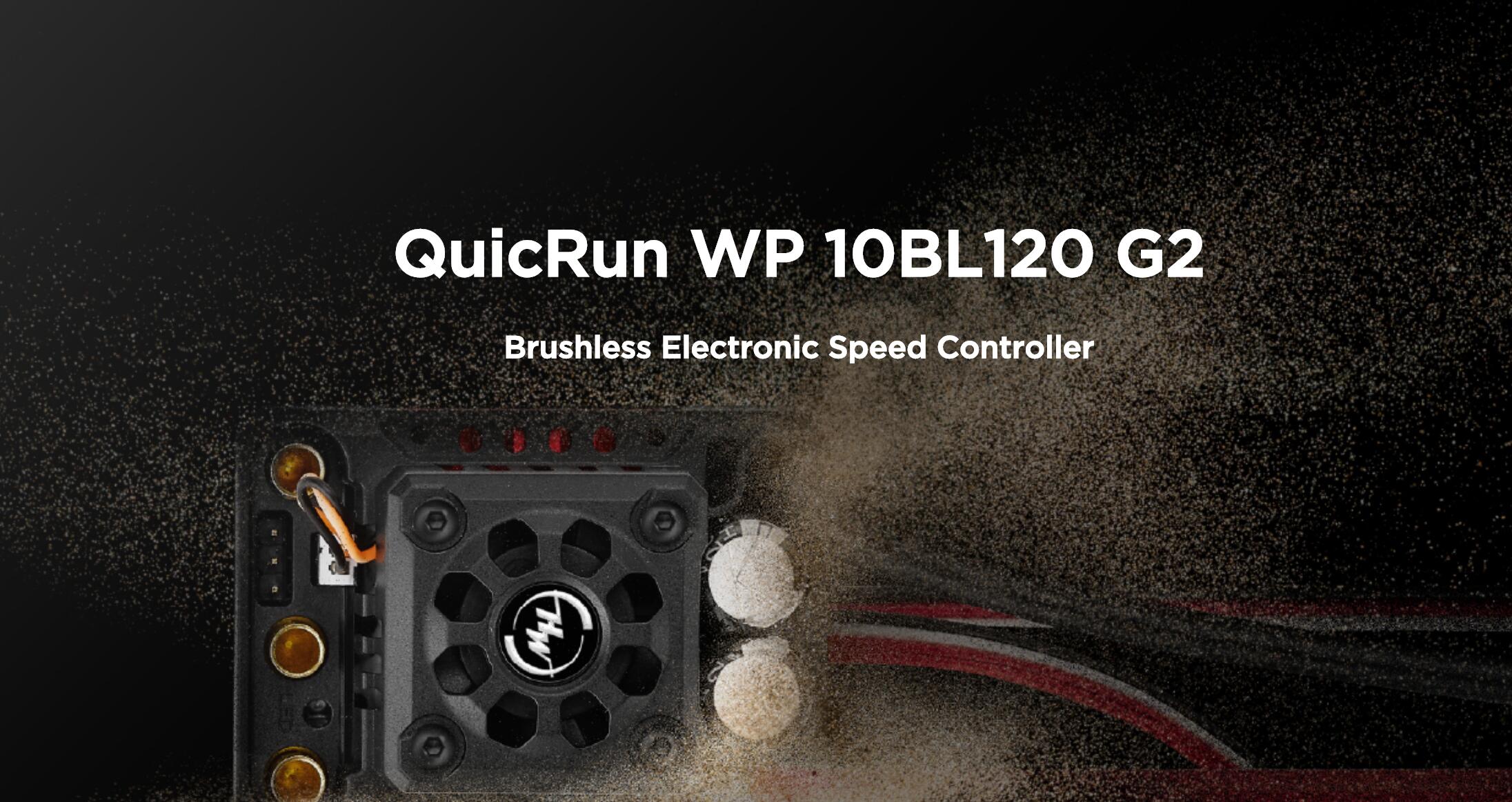 HOBBYWING QuicRun WP10BL120 G2 Borstelloze Regelaar 120A 2-4S