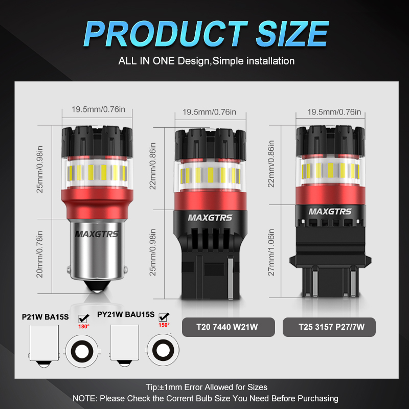 OSRAM LEDriving SL, P21W, Rood, Dubbele Blister (2 lampen), LED Retrofit, alleen offroad gebruik