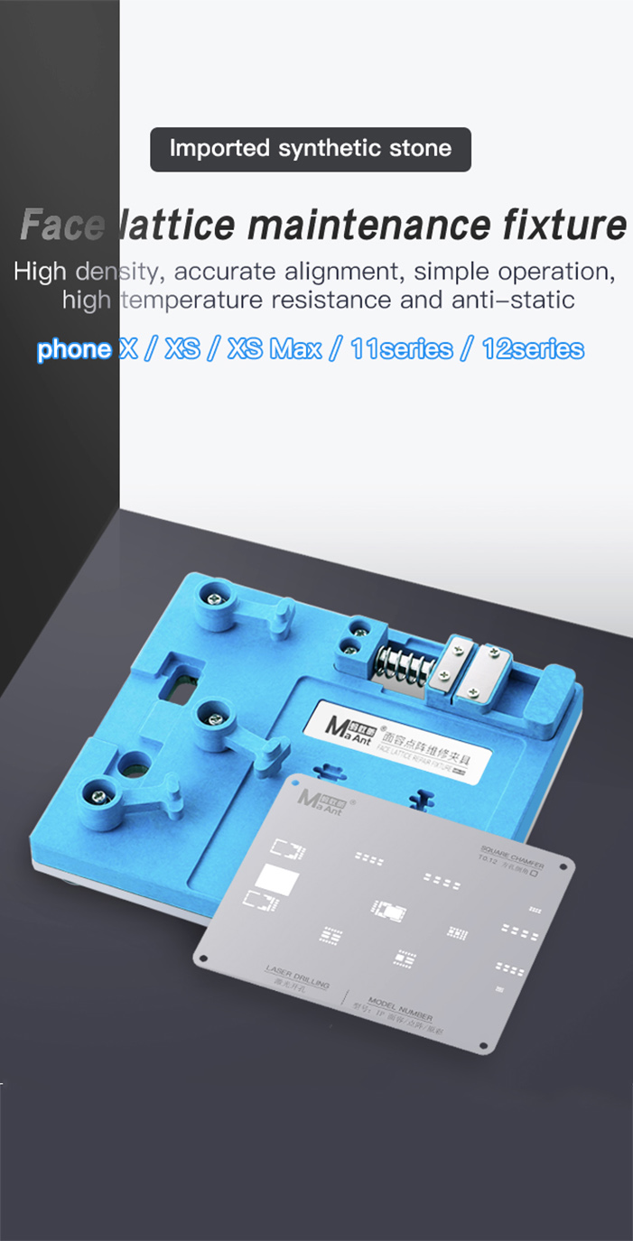 8 合 1 MaAnt MR-01 Face ID Dot 投影儀精密夾具適用於 iP X-15 FaceID 支架夾具 | 蝦皮購物