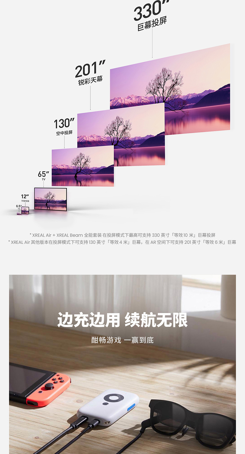 【限定販売】 推薦全適配套裝】XREAL 蝦皮購物 便攜巨幕觀影直連遊戲掌機| Beam 智能AR眼鏡XREAL Air その他
