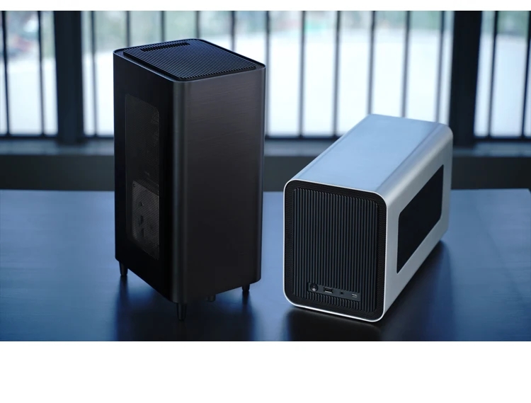 Jonsbo V11 PC機箱鋁製迷你機箱立式臥式支持SFX小電源ITX主板長顯卡 | 蝦皮購物