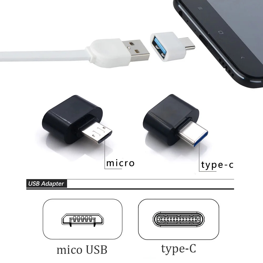 Mini Type-C 轉 USB 2.0 OTG 適配器 Type-C 轉 USB2.0 轉換器通用公母適配器連接器, | 蝦皮購物