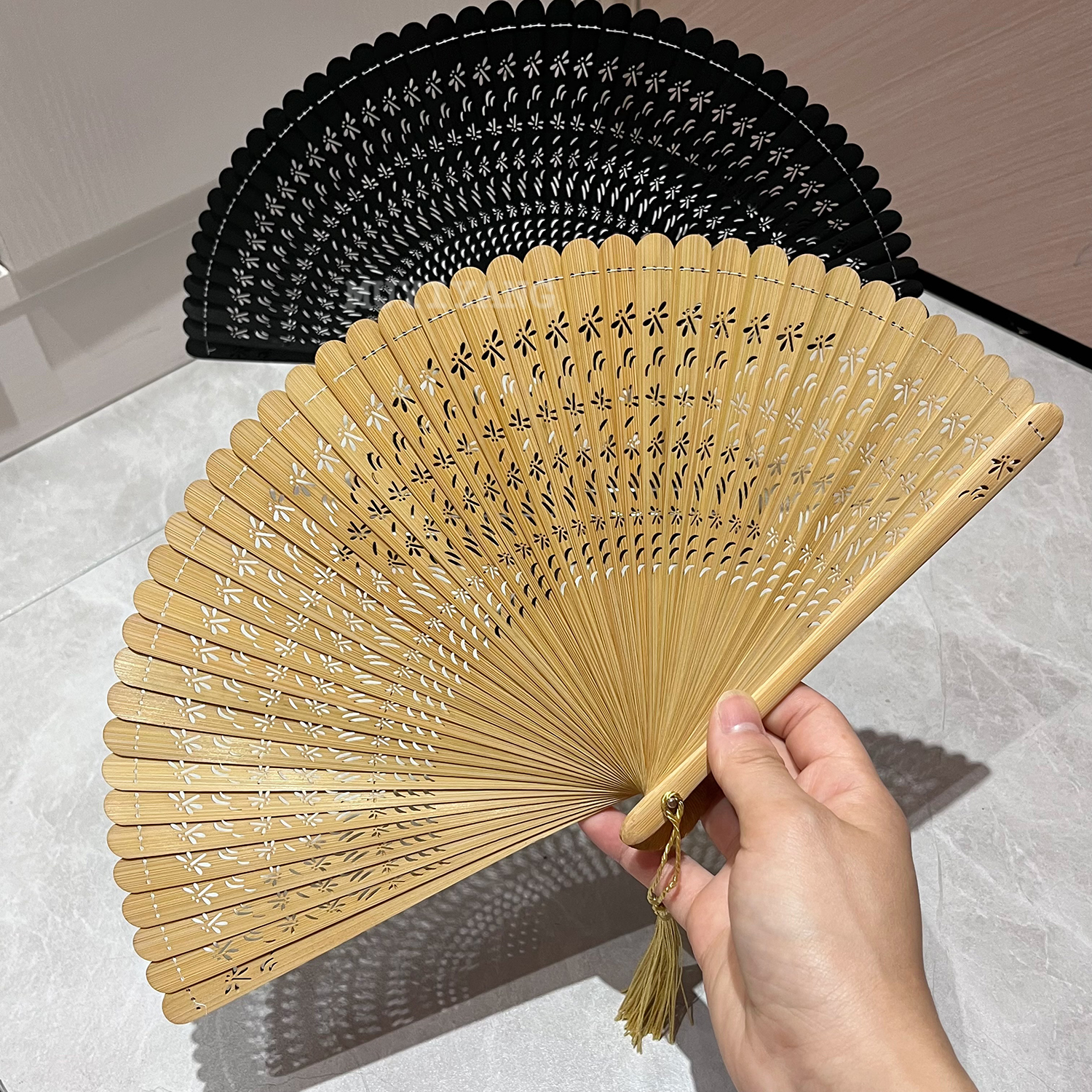 MUYIYANG 扇子 折扇 古風扇子 女士摺疊迷你竹扇 古典古著漢服旗袍跳舞禮品扇 | 蝦皮購物