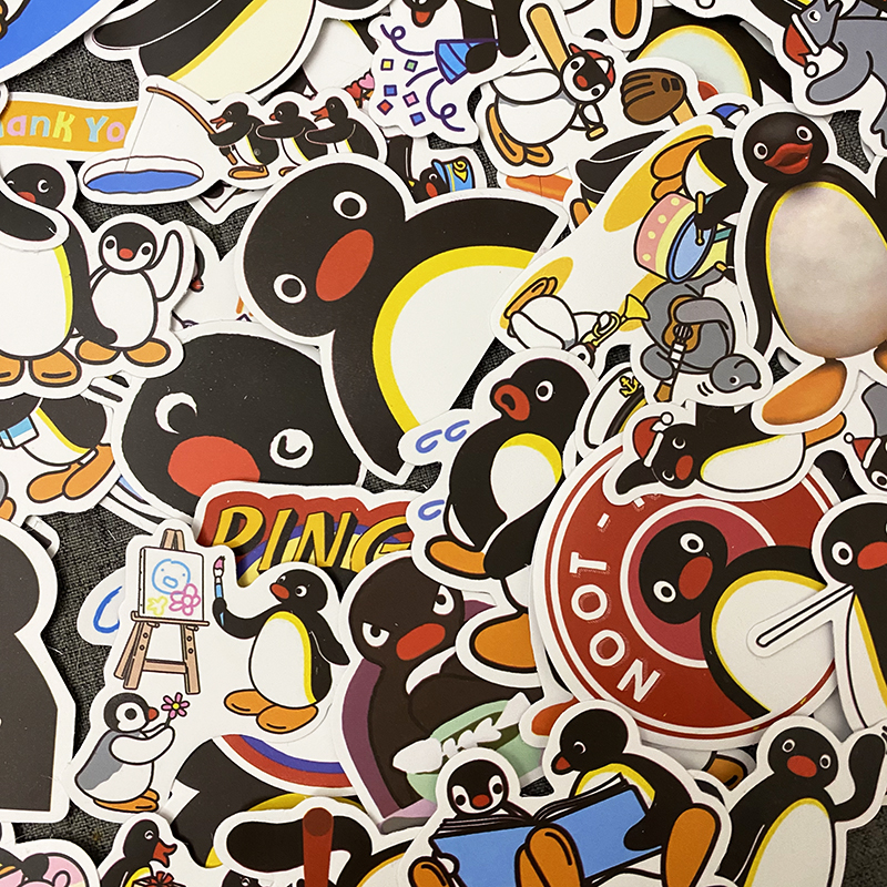 企鹅家族Pingu｜Pinga帆布手提包｜Pingu問號 | 蝦皮購物