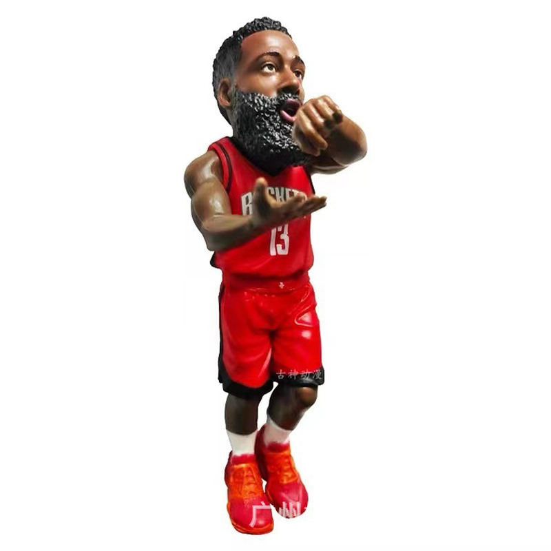 Nba籃球名人堂斯蒂芬庫裡克萊湯普森詹姆斯哈登勒布朗詹姆斯科比豆科比q版pvc可動人偶模型娃娃玩具 | 蝦皮購物