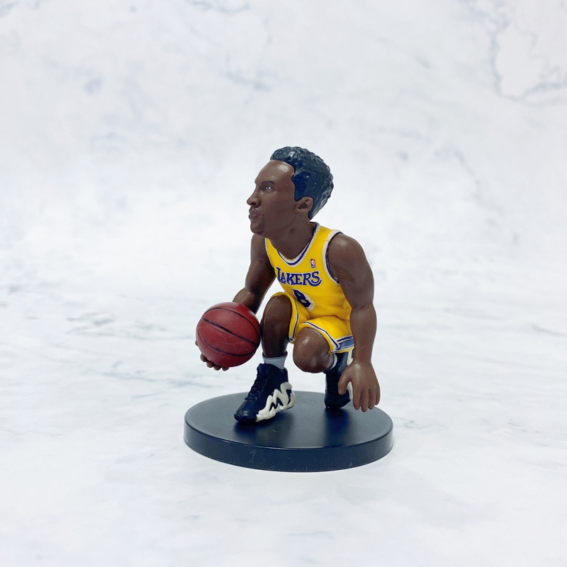 6 件/套 NBA 名人堂籃球明星科比豆科比黑曼巴 Q 版 PVC 可動人偶模型桌面收藏娃娃玩具 | 蝦皮購物