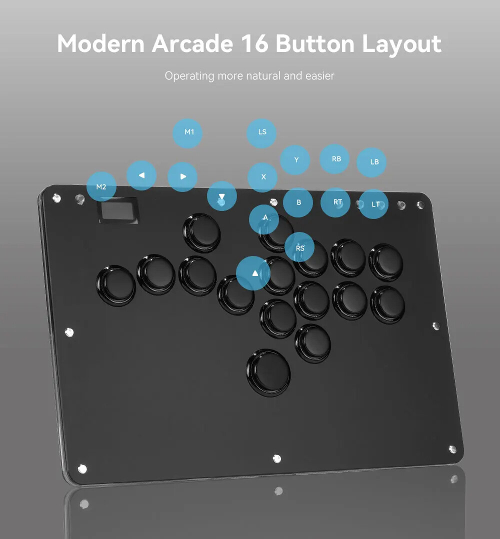 Haute42 Controle Arcade 操縱桿 Hitbox 控制器按鈕 Rim Hitbox 無槓桿街機控制器 | 蝦皮購物