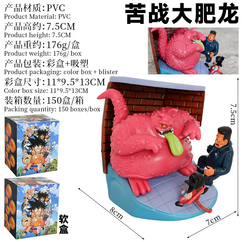 8款7-9cm動漫龍珠公仔孫悟空镲燒烤場景雕像大肥龍布爾瑪去廁所大師roshi Run Q版PVC可動人偶模型公仔玩具 | 蝦皮購物