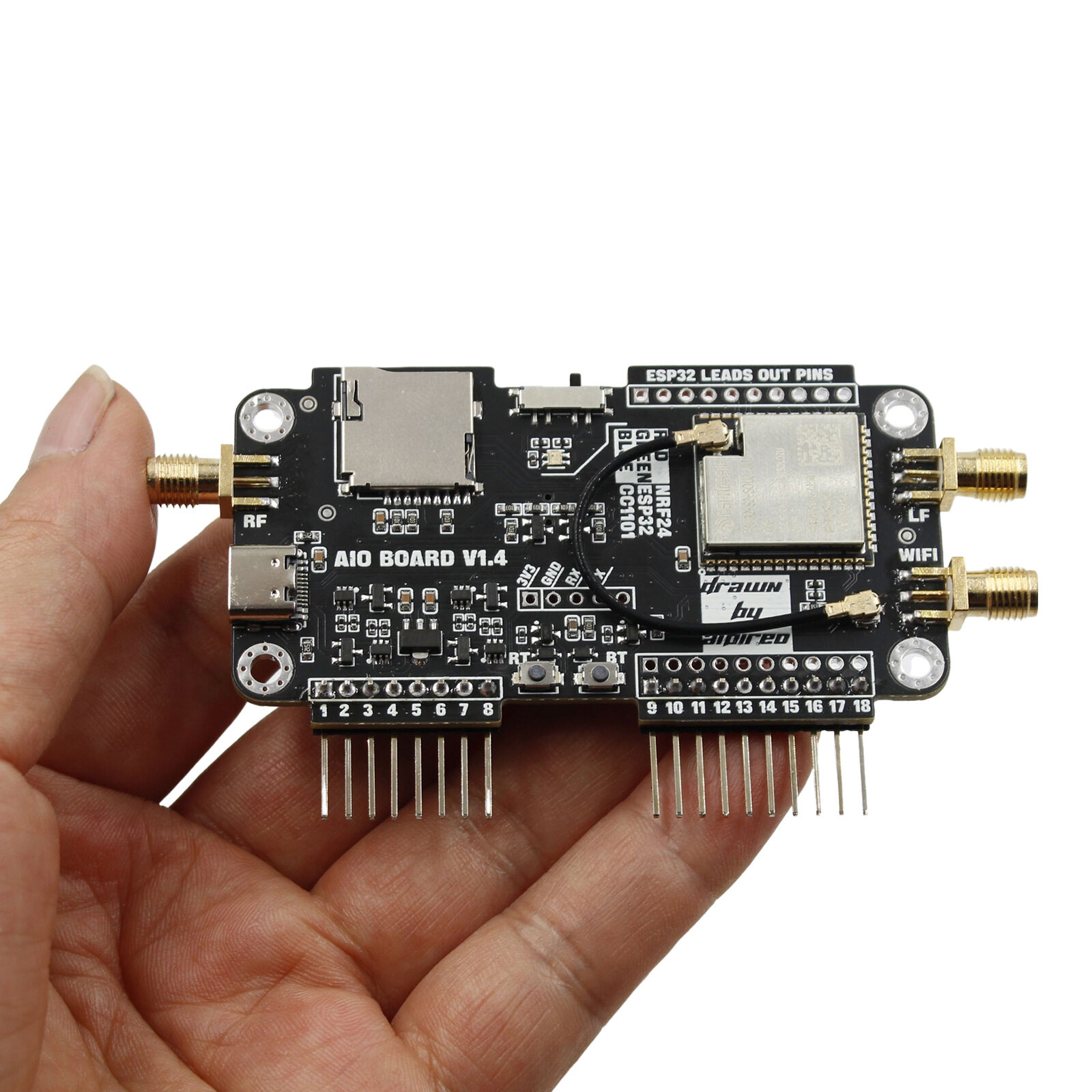 適用於 Flipper 零多板擴展板 3 合 1 2.4G 模塊擴展 WiFi NRF24 + ESP32 擴展 NRF | 蝦皮購物