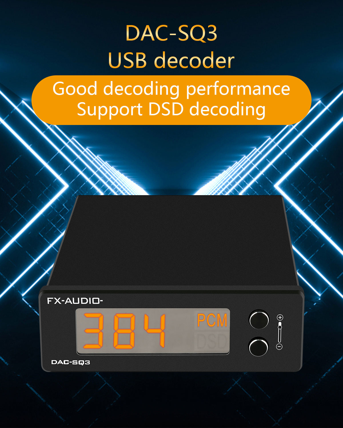 FX-AUDIO DAC-SQ3 HIFI發燒USB解碼器 | 蝦皮購物
