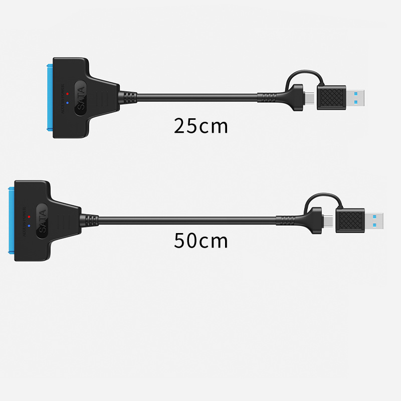 SATA 硬盤適配器到 USB 電纜 USB 3.0 到 SATA III 用於 2.5 英寸硬盤驅動器 SSD UAS | 蝦皮購物